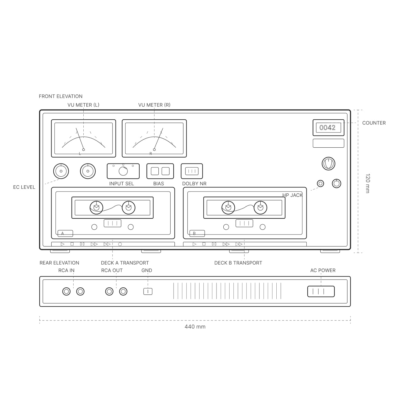 Tape Deck Recorder